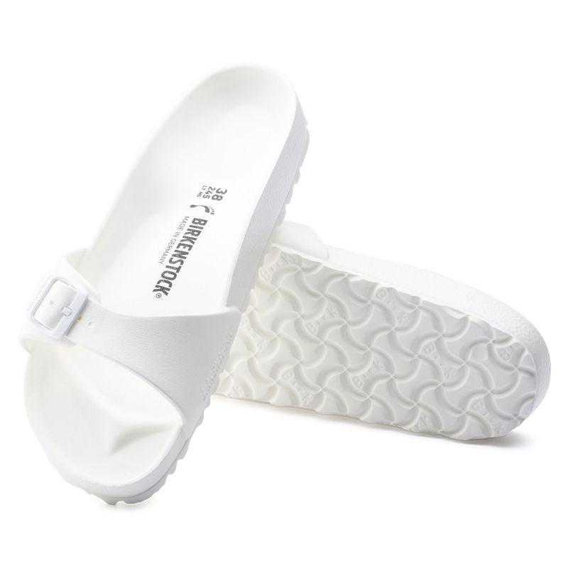 Birkenstock Madrid Essentials Eva białe Női Papucs 128183