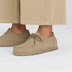 Birkenstock Men's Moccasins UTTI LACE 1027274 GRAY TAUPE (Standard Width) szürke férfi utcai cipő