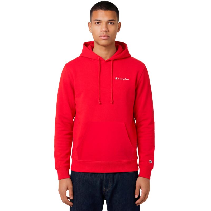 Champion Hooded Sweatshirt 221791 RS067 piros férfi pulóver