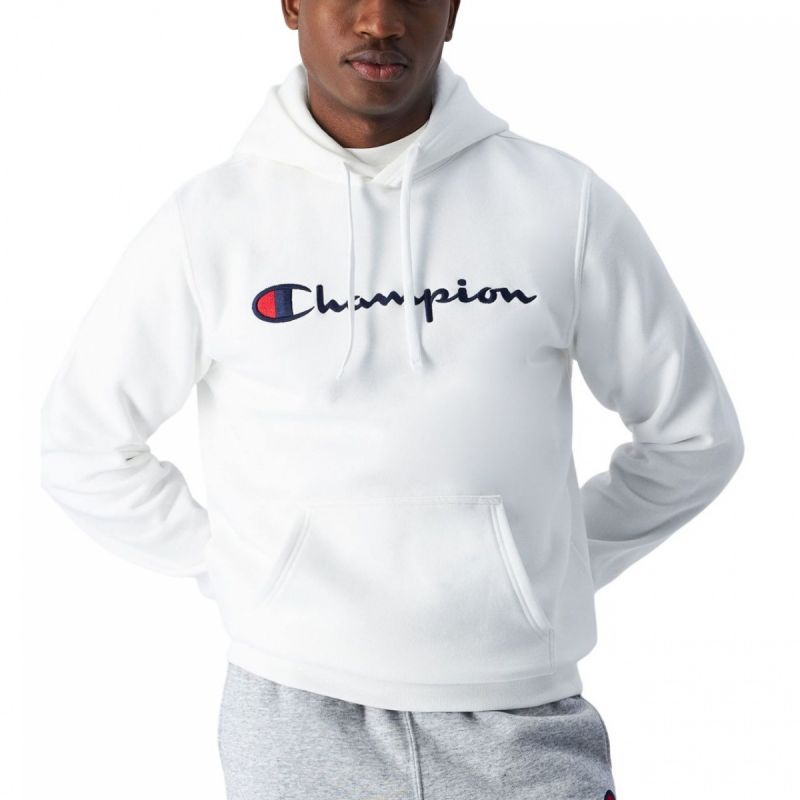 Champion Hooded Sweatshirt M kapucnis pulóver, fehér - Sportmania.hu