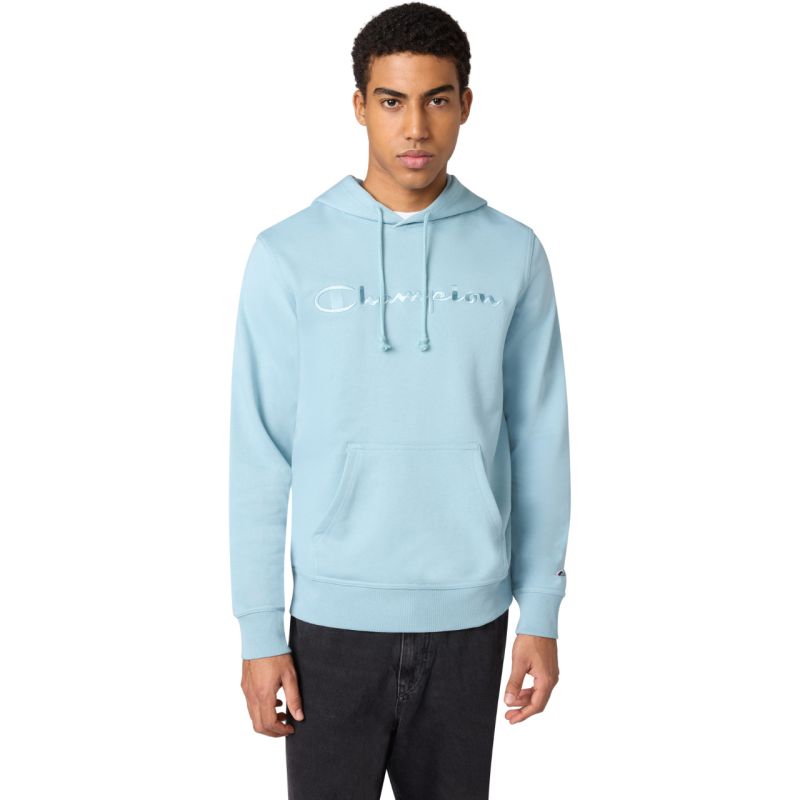 Champion Hooded Sweatshirt Men's 220782 BS221 kék férfi kapucnis pulóver