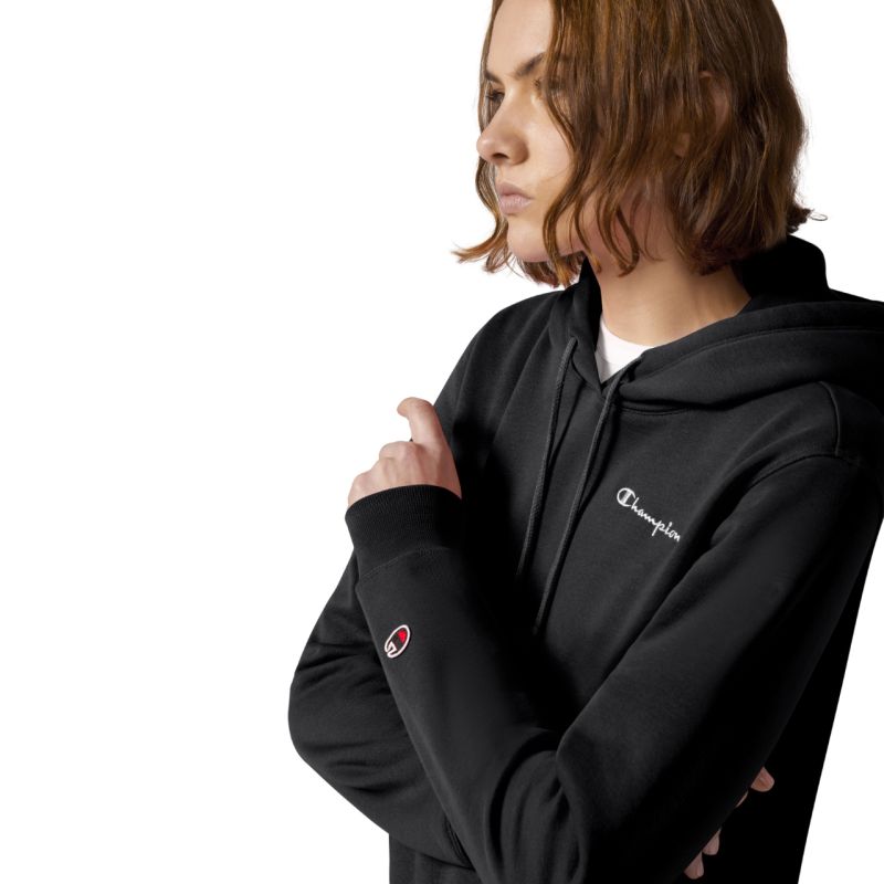 Champion Hooded Women's Black női Kapucnis pulóver 118403KK001