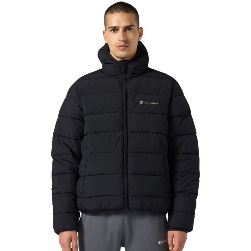 Men's Champion Hooded Jacket Black férfi 221548KK001