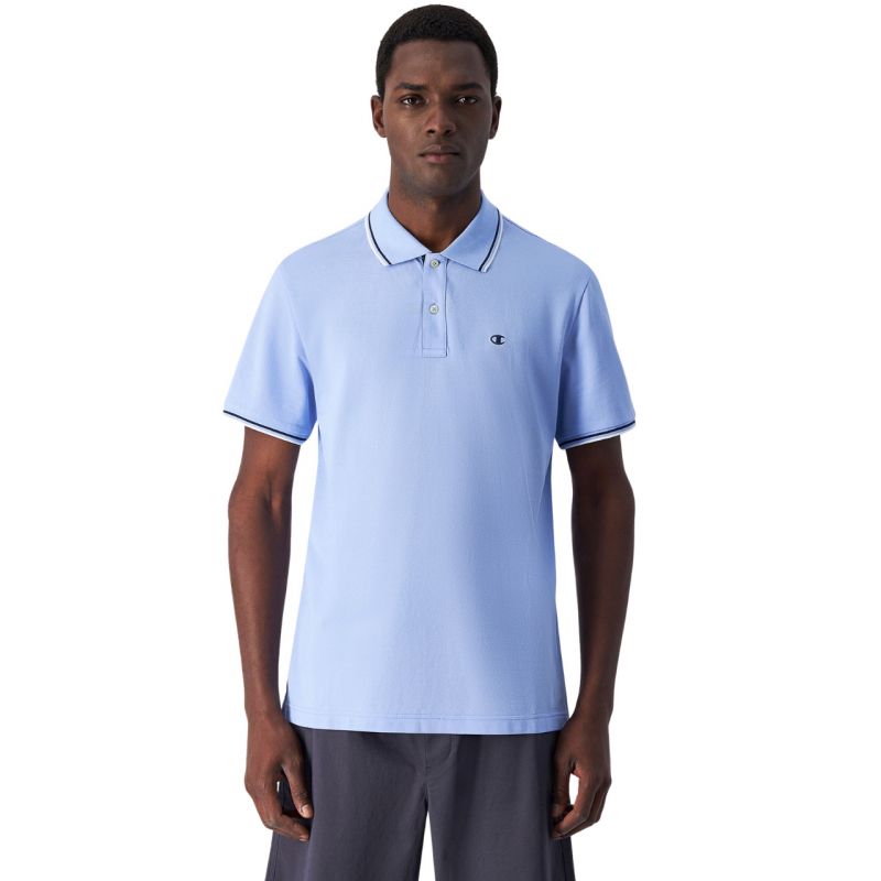 Champion póló shirt M férfi galléros póló 220897BS186
