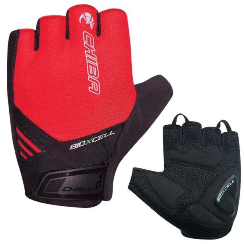 CHIBA BIOXCELL AIR gloves red piros kerékpáros kesztyű