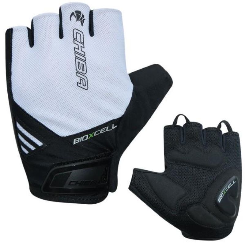 CHIBA BIOXCELL AIR gloves white fehér kerékpáros kesztyű