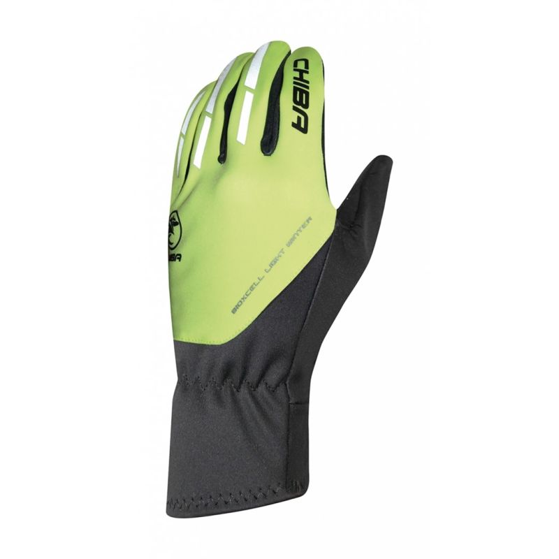 CHIBA BIOXCELL LIGHT WINTER Gloves Yellow sárga kerékpáros kesztyű