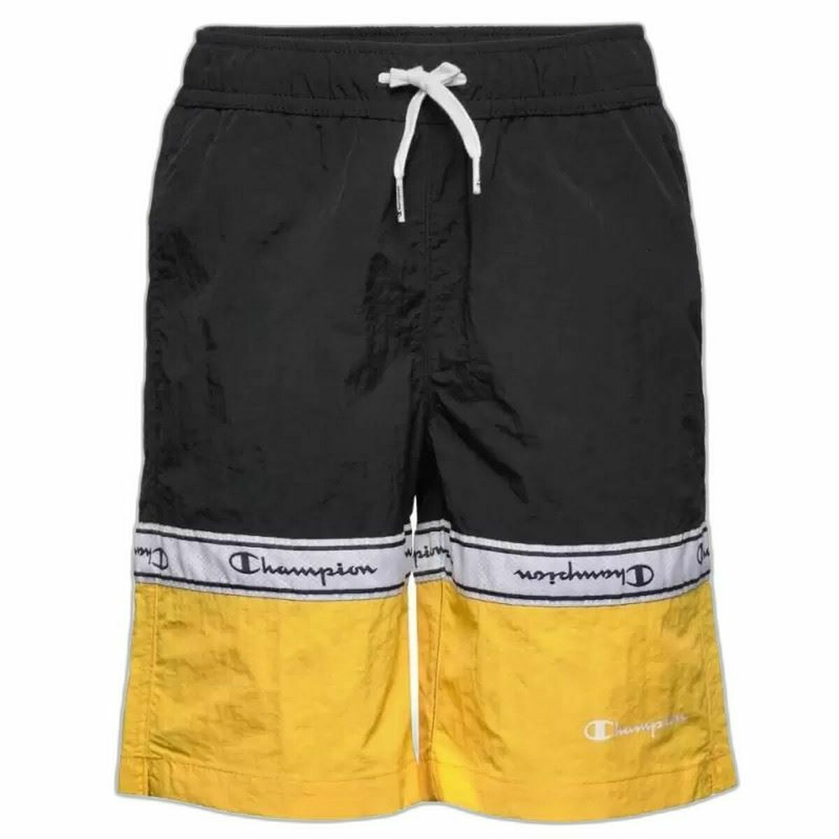 Children’s Bathing Costume Champion Beachshort Yellow Black - Sportmania.hu