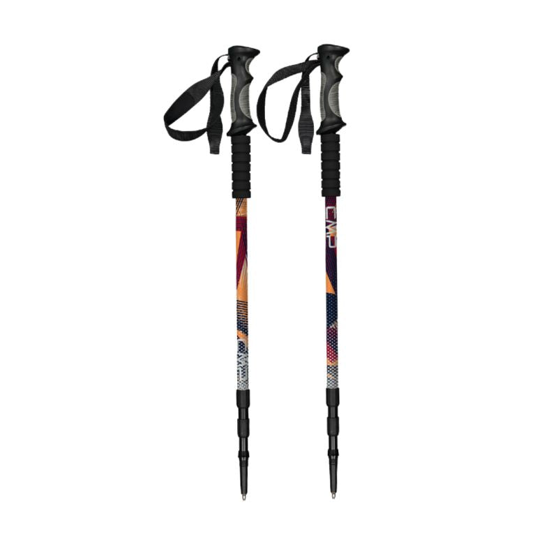 CMP Bern Trekking Poles Black and C905 narancssárga