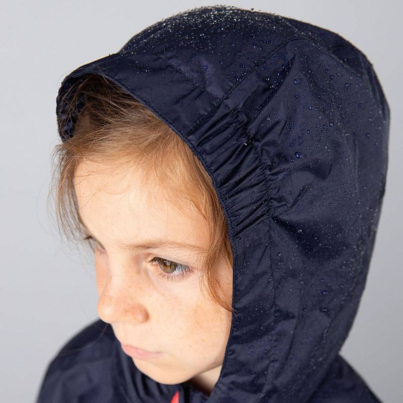 CMP Kid G Rain Fix Hood Jr sötétkék gyerek dzseki