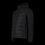 CMP men's winter with hood, sports, insulated, black ( ) fekete férfi dzseki