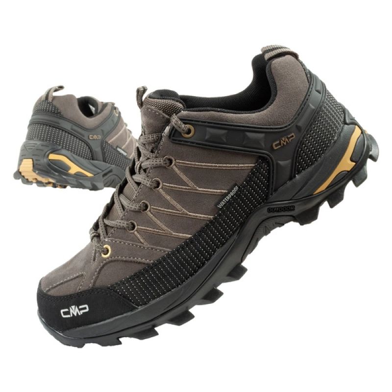 CMP Rigel men's trekking sports shoes, waterproof, durable, brown barna cipő férfi