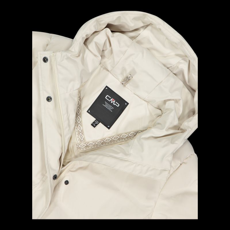 CMP women's long winter jacket, insulated waterproof coat, beige ( ) bézs női dzseki