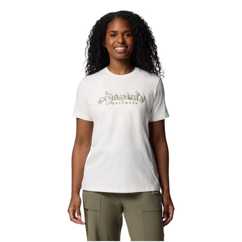 Columbia Boundless Beauty Logo Ss Női póló, bézs 2036573126