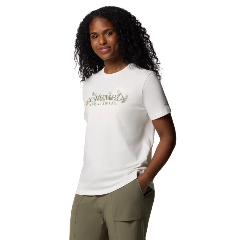 Columbia Boundless Beauty Logo Ss Női póló, bézs 2036573126