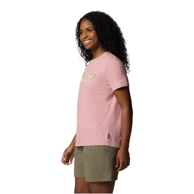 Columbia Boundless Beauty Logo Ss Női póló, pink 2036573659