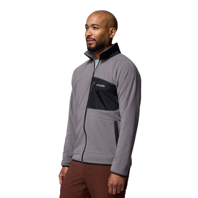 Columbia Fast Trek Overlay Full Zip Fleece Grey szürke polár pulóver 2135691023
