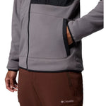 Columbia Fast Trek Overlay Full Zip Fleece Grey szürke polár pulóver 2135691023