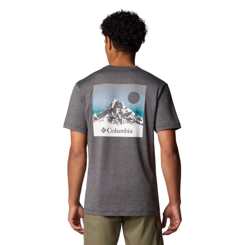 Columbia Kwick Hike Back Graphic Ss póló, grafit - Sportmania.hu