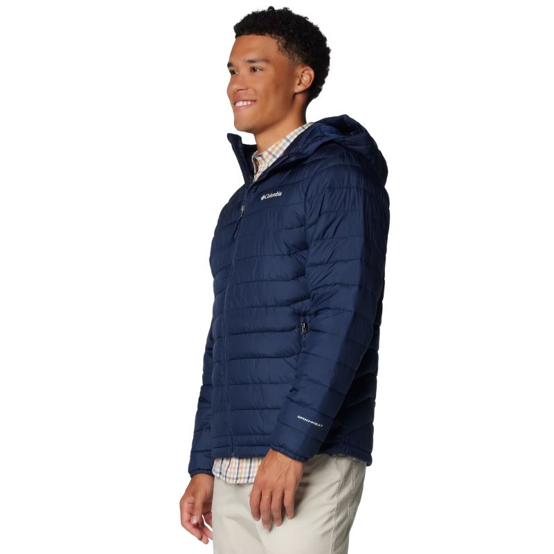 Columbia Powder Lite II Férfi Télikabát - Sötétkék 2086944464