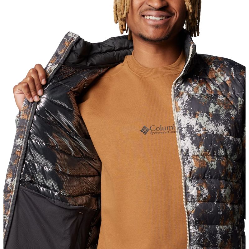 Columbia Powder Lite Ii Printed Jacket férfi 2098394278