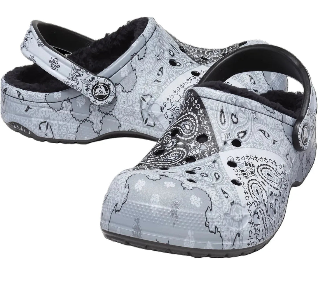 Crocs Baya Lined Printed Clog Papucs - Sportmania.hu