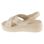 Crocs Brooklyn 4U Cross Strap Sandal W Beige 36/37 női papucs 212254-2MC