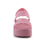 Crocs Brooklyn Woven Low Wedge W 209977-6XX sandals Cipő - Sportmania.hu