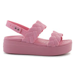 Crocs Brooklyn Woven Low Wedge W 209977-6XX sandals Cipő - Sportmania.hu