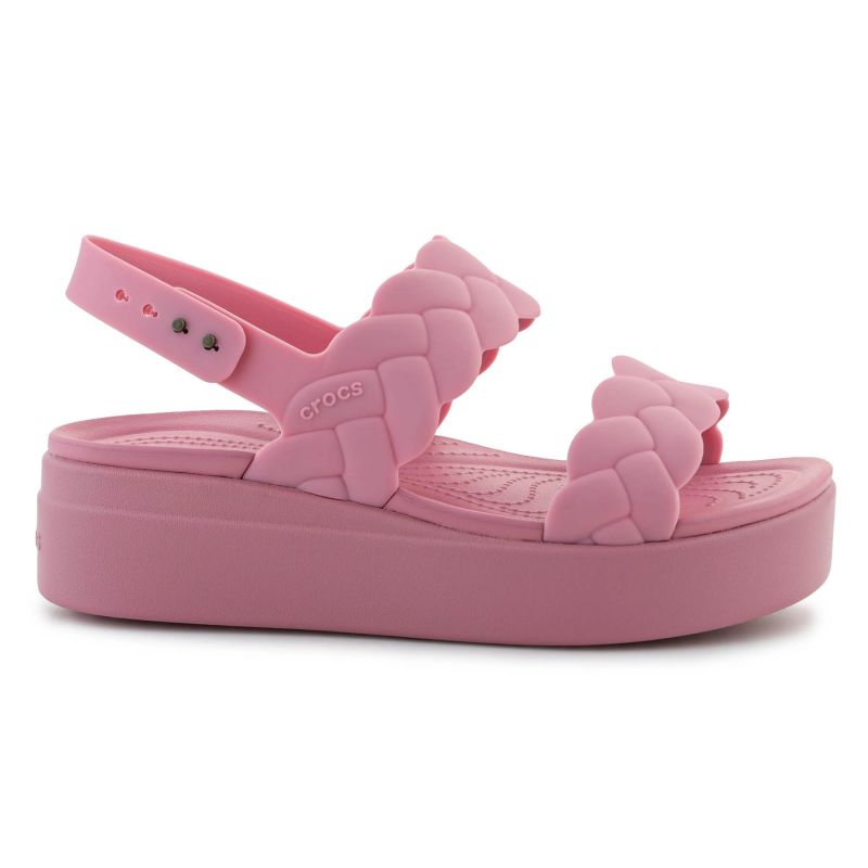 Crocs Brooklyn Woven Low Wedge W 209977-6XX sandals Cipő - Sportmania.hu