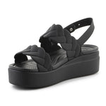 Crocs Brooklyn Woven Low Wedge W sandals női szandál
