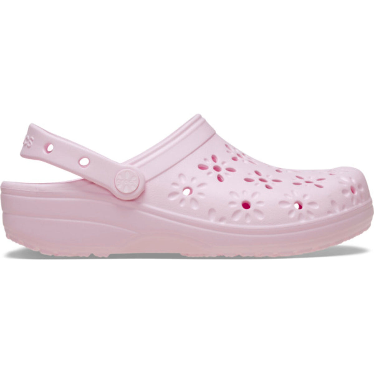 Crocs Classic Floral Cut Out Clog Női Papucs 210927-6ZW