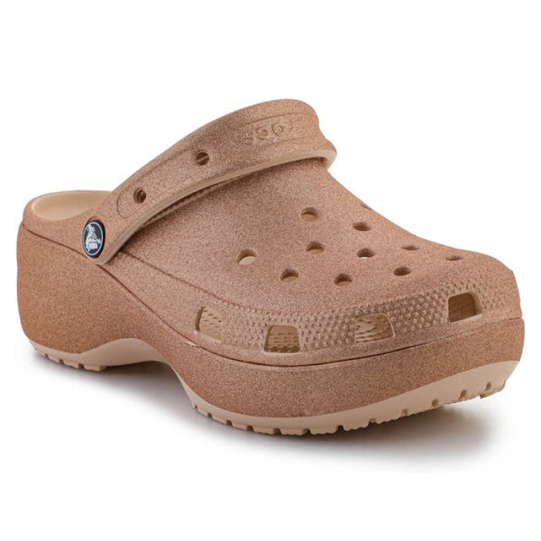 Crocs Classic Platform Glitter Clog W 207241-2DS flip-flops Cipő
