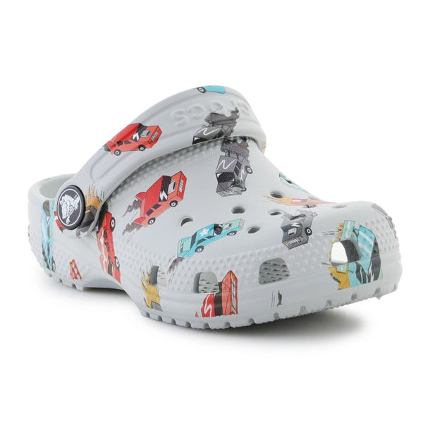 Crocs Classic Race Cars Graphic Jr 210992-1nn Flip-flops