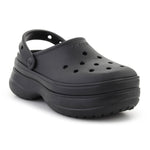 Crocs CLASSIC STACKED CLOG /BLACK fekete unisex