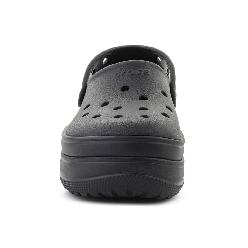Crocs CLASSIC STACKED CLOG /BLACK fekete unisex