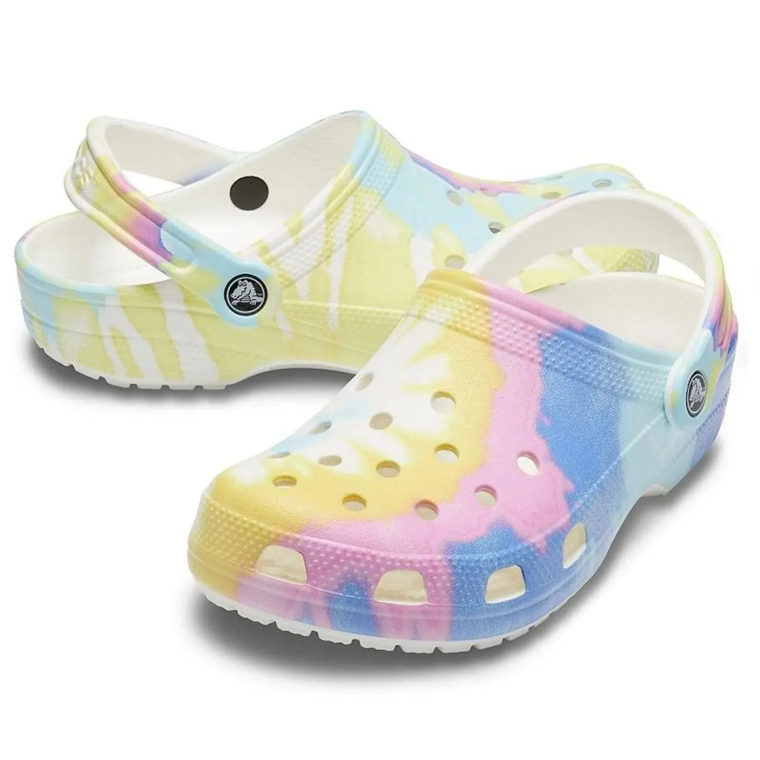 Crocs Classic Tie Dye Graphic Clog Papucs - Sportmania.hu