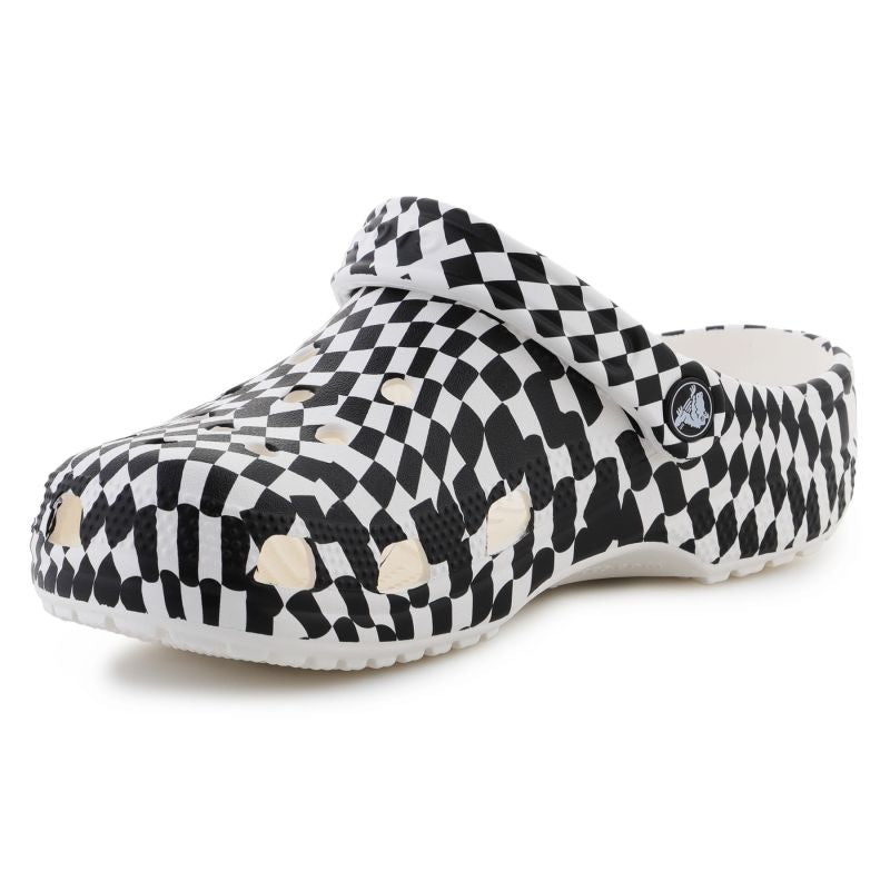 Crocs Classic warped checker clog 211007-103 flip flops Cipő
