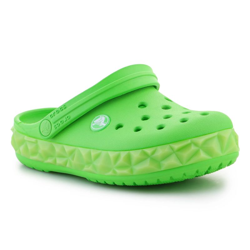 Crocs Croc Band Geometric Glow Band Clog K Jr 210132-3WA flip flops Cipő