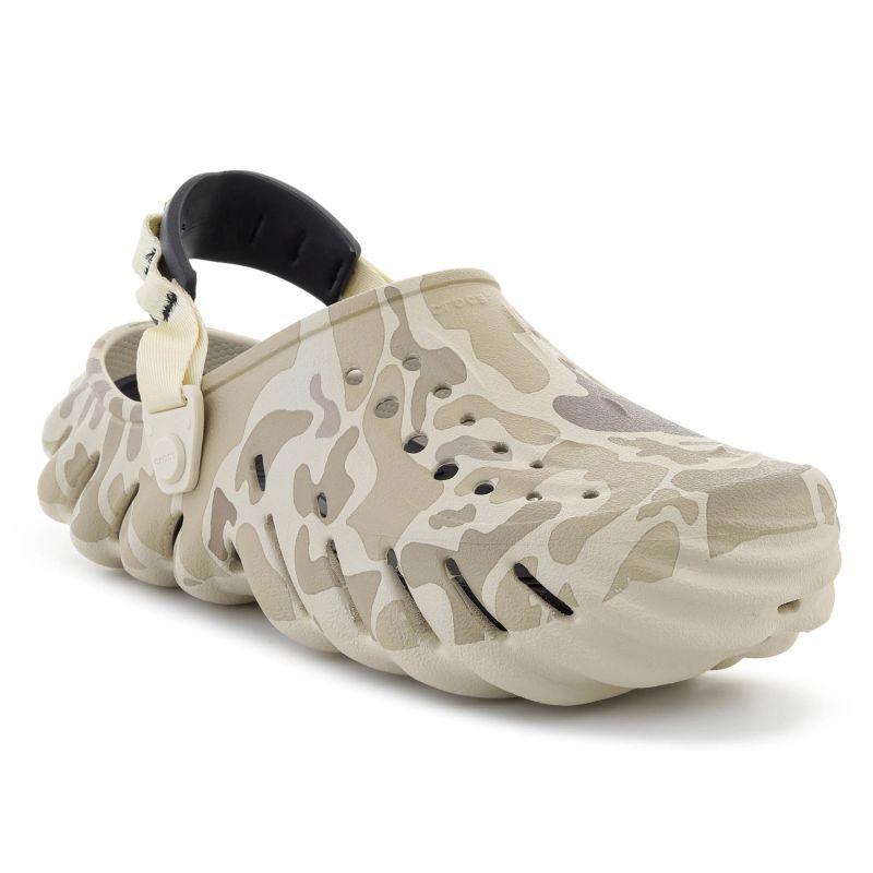 Crocs ECHO DUCK CAMO CLOG BONE/ fekete unisex