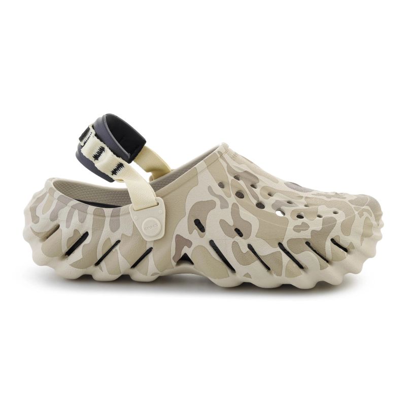 Crocs ECHO DUCK CAMO CLOG BONE/ fekete unisex