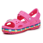 Crocs Fun Lab Rainbow Sandal Jr gyerek szandál