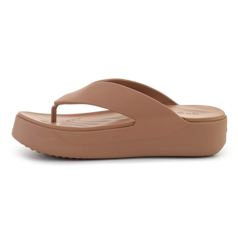 Crocs GATAWAY PLATFORM FLIP MILK CHOCOLATE