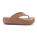 Crocs GATAWAY PLATFORM FLIP MILK CHOCOLATE