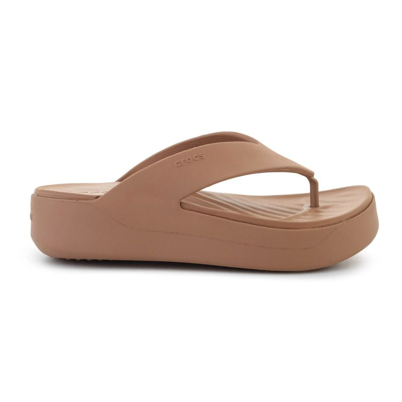 Crocs GATAWAY PLATFORM FLIP MILK CHOCOLATE