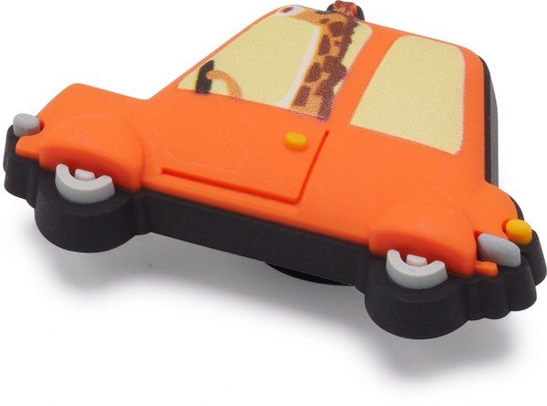 Giraffe Driving a Car