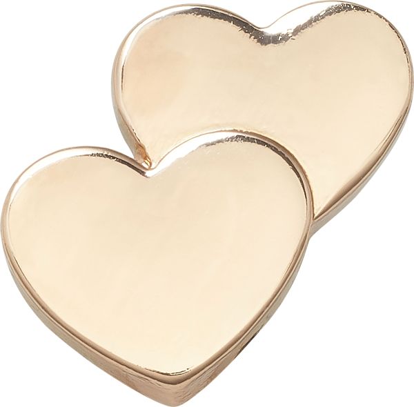 Gold Double Heart