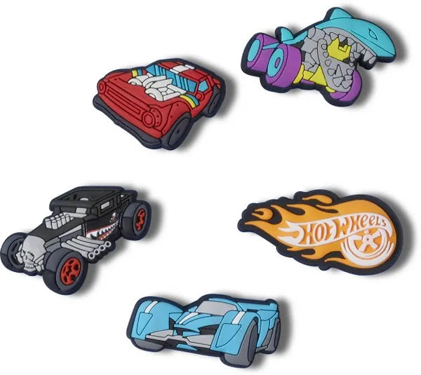 Crocs Hot Wheels 5Pck unisex Cipődísz
