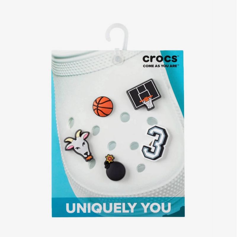 Crocs Jibbitz™ Basketball Star 5 Pack 10009750 pins Kiegészítők