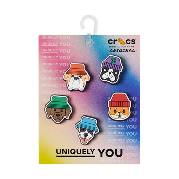 Crocs Jibbitz™ Dogs In Hats 5 Pack Pins 10012184 Kiegészítők